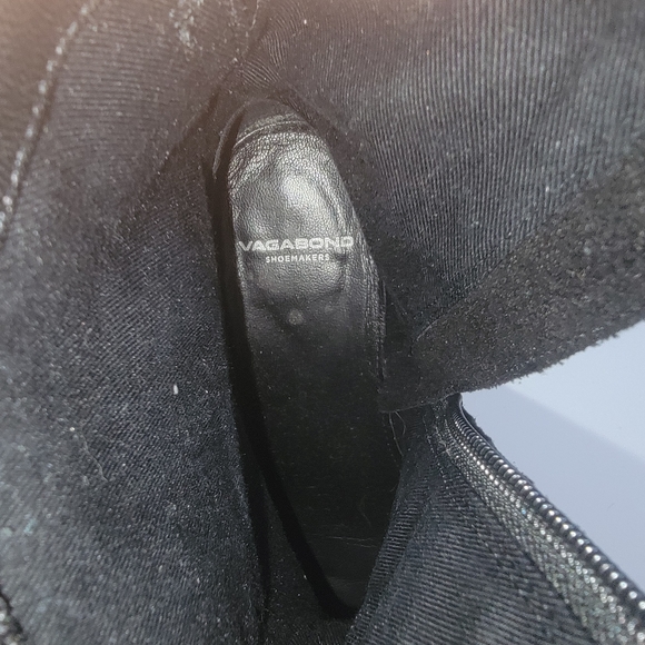 Vagabond Shoemakers Emily Western Booties Black Leather - Excellent Condition - Picture 9 of 10